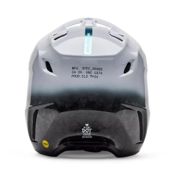 Mx Helma FOX V3 RS Ghost Helmet White 26