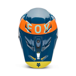 Mx Helma FOX V3 Tine Helmet Twilight Blue 26