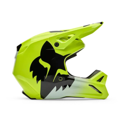 Dětská Mx Helma FOX Youth V1 Shield Helmet Fluorescent Yellow 26