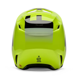 Dětská Mx Helma FOX Youth V1 Shield Helmet Fluorescent Yellow 26