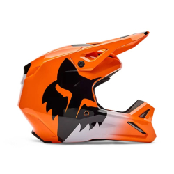 Dětská Mx Helma FOX Youth V1 Shield Helmet Fluorescent Orange 26