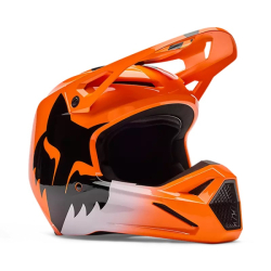 Dětská Mx Helma FOX Youth V1 Shield Helmet Fluorescent Orange 26