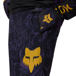 MTB kalhoty FOX Ranger Image Print Plum Purple