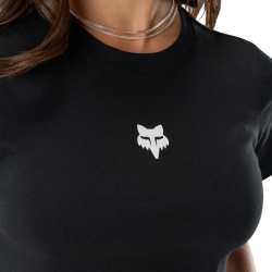 Dámské tričko Fox Women's Fox Head Rib Baby Tee Black