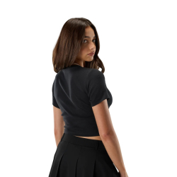 Dámské tričko Fox Women's Fox Head Rib Baby Tee Black