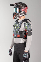 Chránič hrudi Alpinestars A-10 Full Chest Protector Anthracite / Black / Red