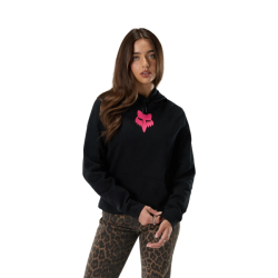 Dámská mikina Fox Women's F Head Fleece Pullover Hoodie Black/Pink