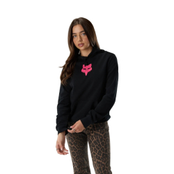 Dámská mikina Fox Women's F Head Fleece Pullover Hoodie Black/Pink