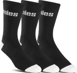 Pánské ponožky ETNIES Direct 2 Stencil Icon Sock 3-Pack Black