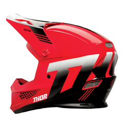 Mx Helma Thor Sector 2 Carve Helmet Red / White