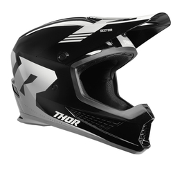 Mx Helma Thor Sector 2 Carve Helmet Black / White
