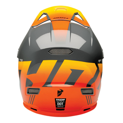 Mx Helma Thor Sector 2 Carve Helmet Charcoal / Orange