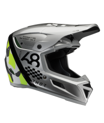 Mx Helma Thor Reflex Sport Riot Helmet Gray/Acid 25