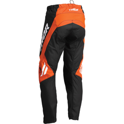 Mx Kalhoty Thor THOR Sector Chev Charcoal / Red Orange