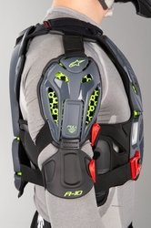 Chránič hrudi Alpinestars A-10 Full Chest Protector Anthracite / Black / Red