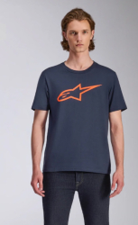 Pánské tričko Alpinestars Ageless 2.0 CSF Tee Navy/Orange