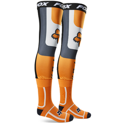 MX Ponožky Fox FlexAir Knee Brace Sock Flo Orange 2023