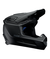 Mx Helma THOR Fleet Helmet Blackout Matte Black 2026