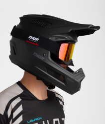 Mx Helma THOR Fleet Helmet Blackout Matte Black 2026