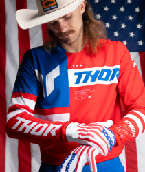 Mx Rukavice THOR Launchmode Glove Patriot 2026