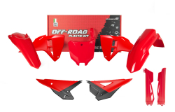 Sada plastů RTECH Full Plastic Kit Honda CRF250R 25 / CRF450R 25 Red/Black