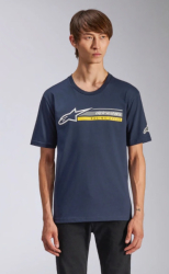Pánské tričko Alpinestars Partake CSF Tee - Short Sleeve Navy