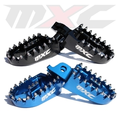 Duralové stupačky MXC Footpegs Kawasaki KX250F 06-24 / KX450F 07-24 Black/Blue