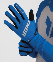 Dětské Mx Rukavice Thor Ridemode Glove Static Blue 2026