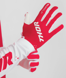 Mx Rukavice Thor Ridemode Glove Static Red 2026