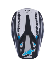 Mx Helma Alpinestars SM3 Heat Helmet Black Blue Silver 26
