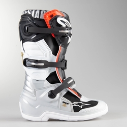 Dětské Mx Boty Alpinestars Tech 7S Black / Silver / White / Gold 2022