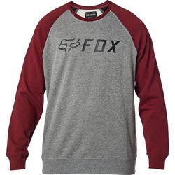 Pánská mikina Fox Apex Crew Fleece Grey / Red