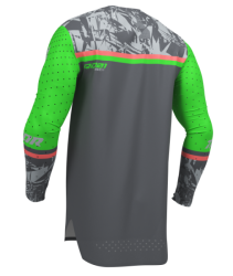 MX dres Thor Sportmode Punk'd Charcoal/Green 2027