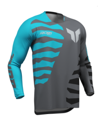 MX dres Thor Launchmode Shredder Charcoal/Aqua 2027