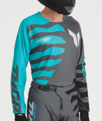 MX dres Thor Launchmode Shredder Charcoal/Aqua 2027