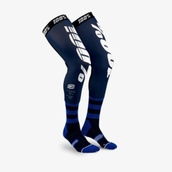 MX ponožky pod ortézy 100% Knee Brace Performance Moto Navy/White