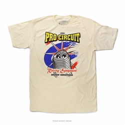 Pánské tričko ProCircuit Spark Plug Tshirt Cream
