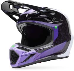 Mx Helma Fox V3 RS Grid Helmet Black/Purple
