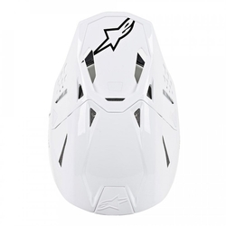 Mx Helma Alpinestars SuperTech M10 Solid White