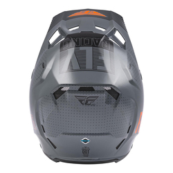 Mx Helma Fly Racing Formula CC Primary Helmet Matte Grey / Orange