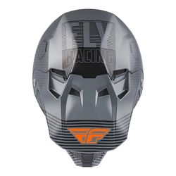 Mx Helma Fly Racing Formula CC Primary Helmet Matte Grey / Orange