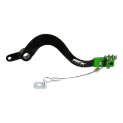 Brzdový pedál RFX Rear Brake Pedal Kawasaki KX250F 05-20  Black / Green
