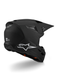 Mx Helma Alpinestars SM3 Solid Helmet Black Matt 26