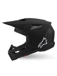 Mx Helma Alpinestars SM3 Solid Helmet Black Matt 26