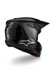 Mx Helma Alpinestars SM3 Solid Helmet Black Glossy 26