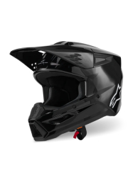 Mx Helma Alpinestars SM3 Solid Helmet Black Glossy 26