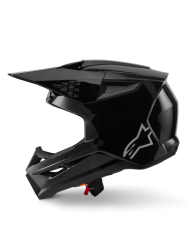 Mx Helma Alpinestars SM3 Solid Helmet Black Glossy 26