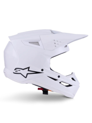 Mx Helma Alpinestars SM3 Solid Helmet White Glossy 26