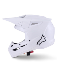 Mx Helma Alpinestars SM3 Solid Helmet White Glossy 26