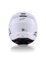 Mx Helma Alpinestars SM3 Solid Helmet White Glossy 26